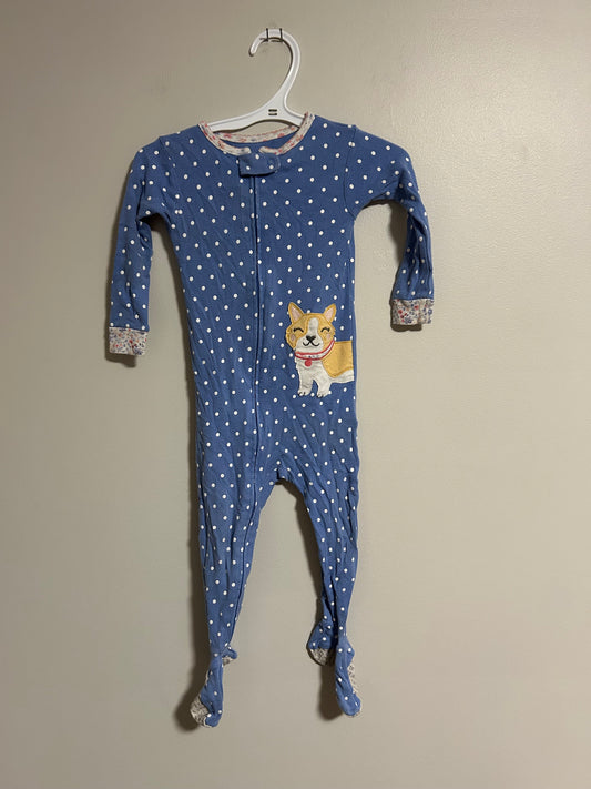 Carters 18m blue dog polka dot sleeper