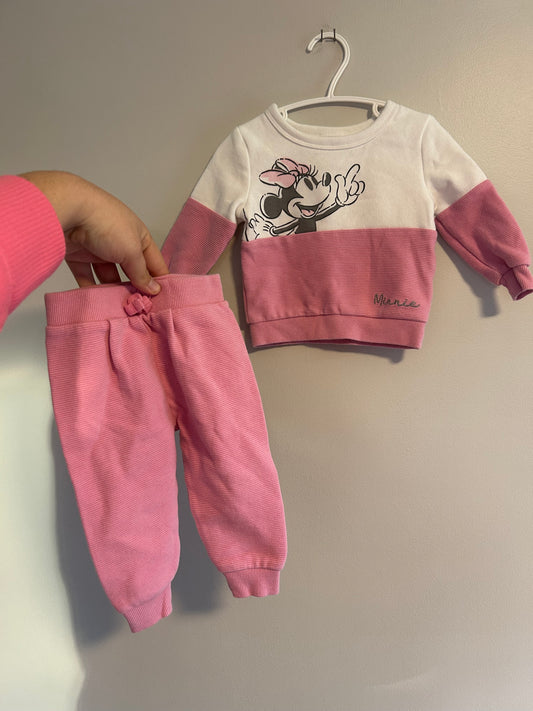 Disney 9m pink Minnie lounge set