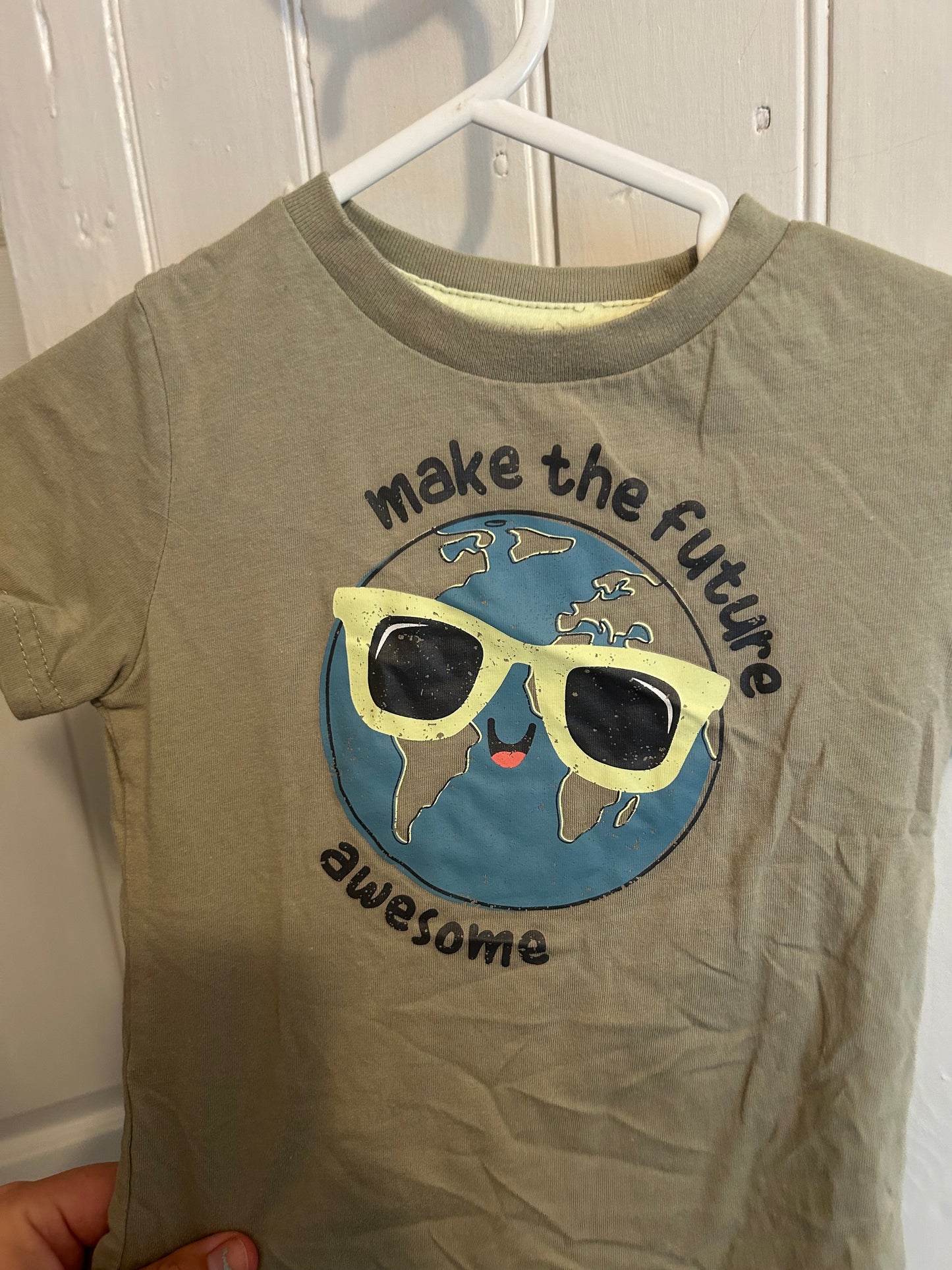 George 2t green earth graphic T-shirt