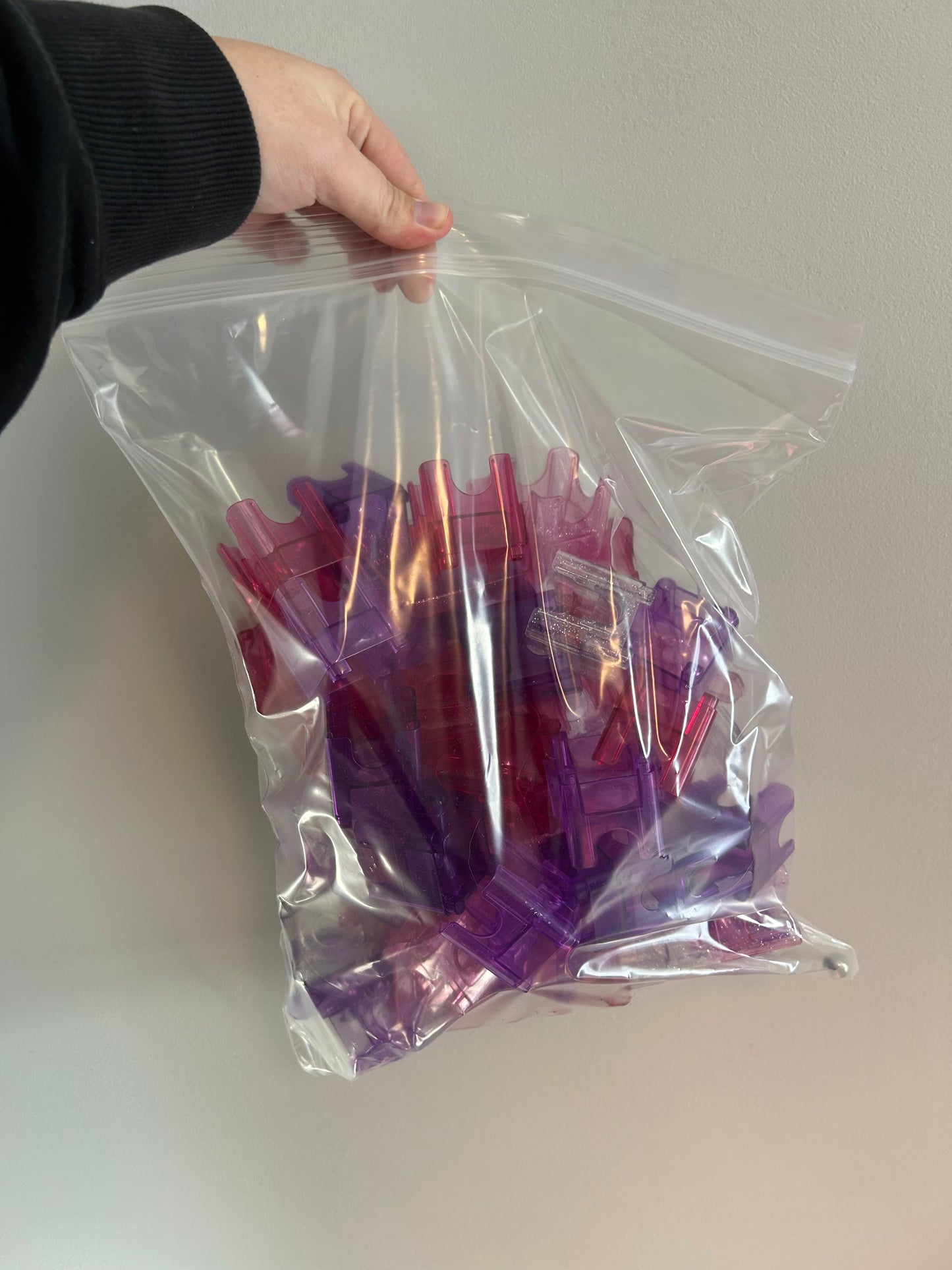 Q ba maze pink sparkle marble run