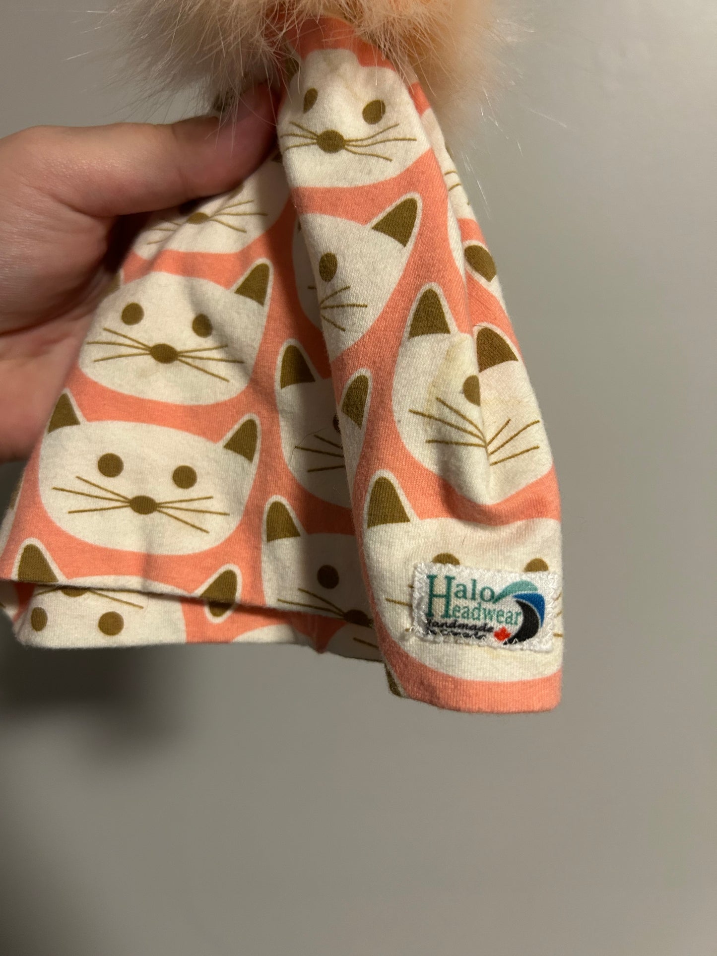 Halo headwear pink cat hat