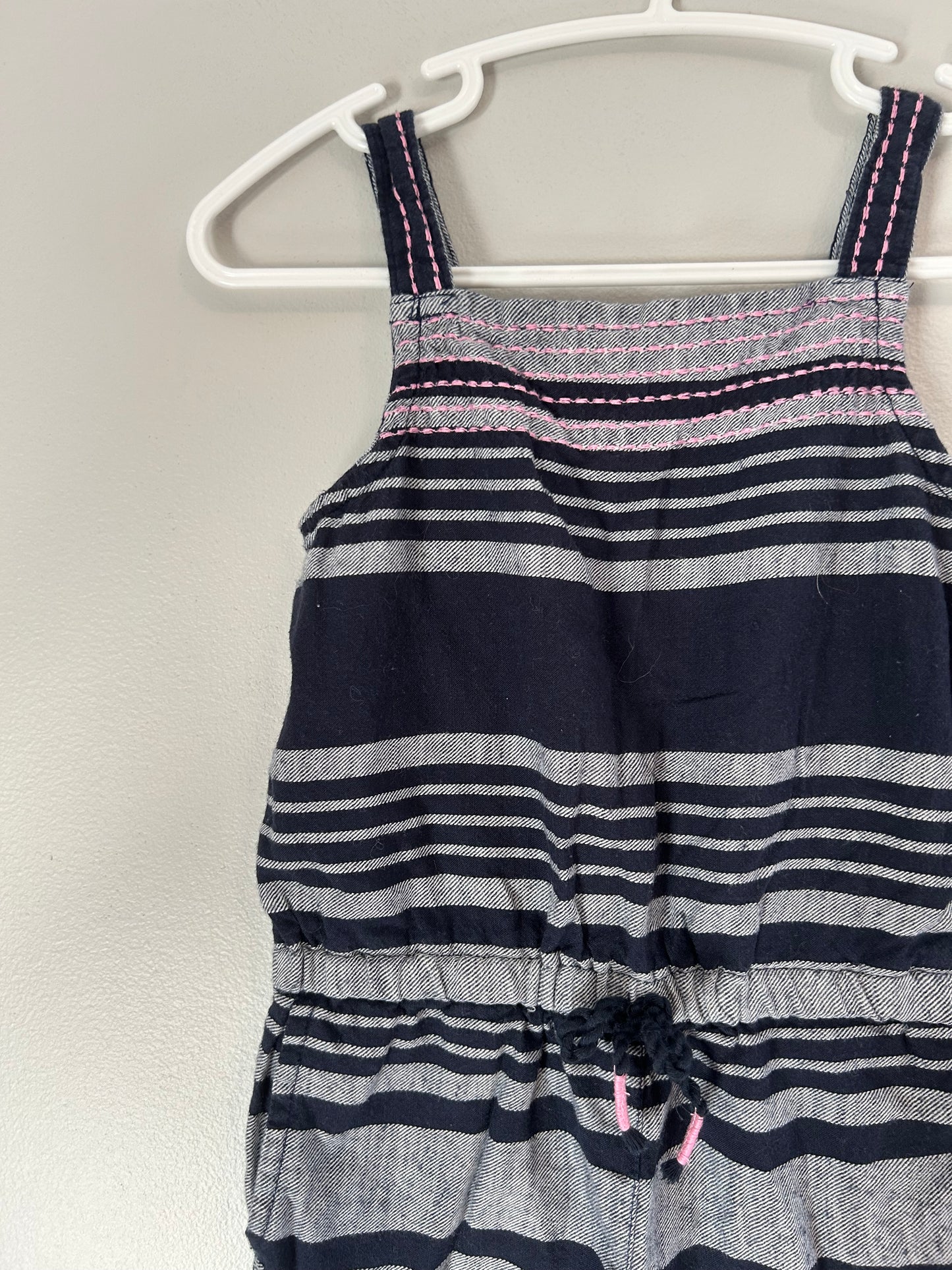 Joe fresh 2t black striped romper