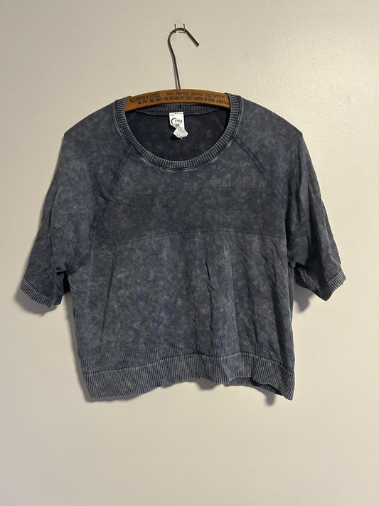 Zyia xl grey athletic crop top