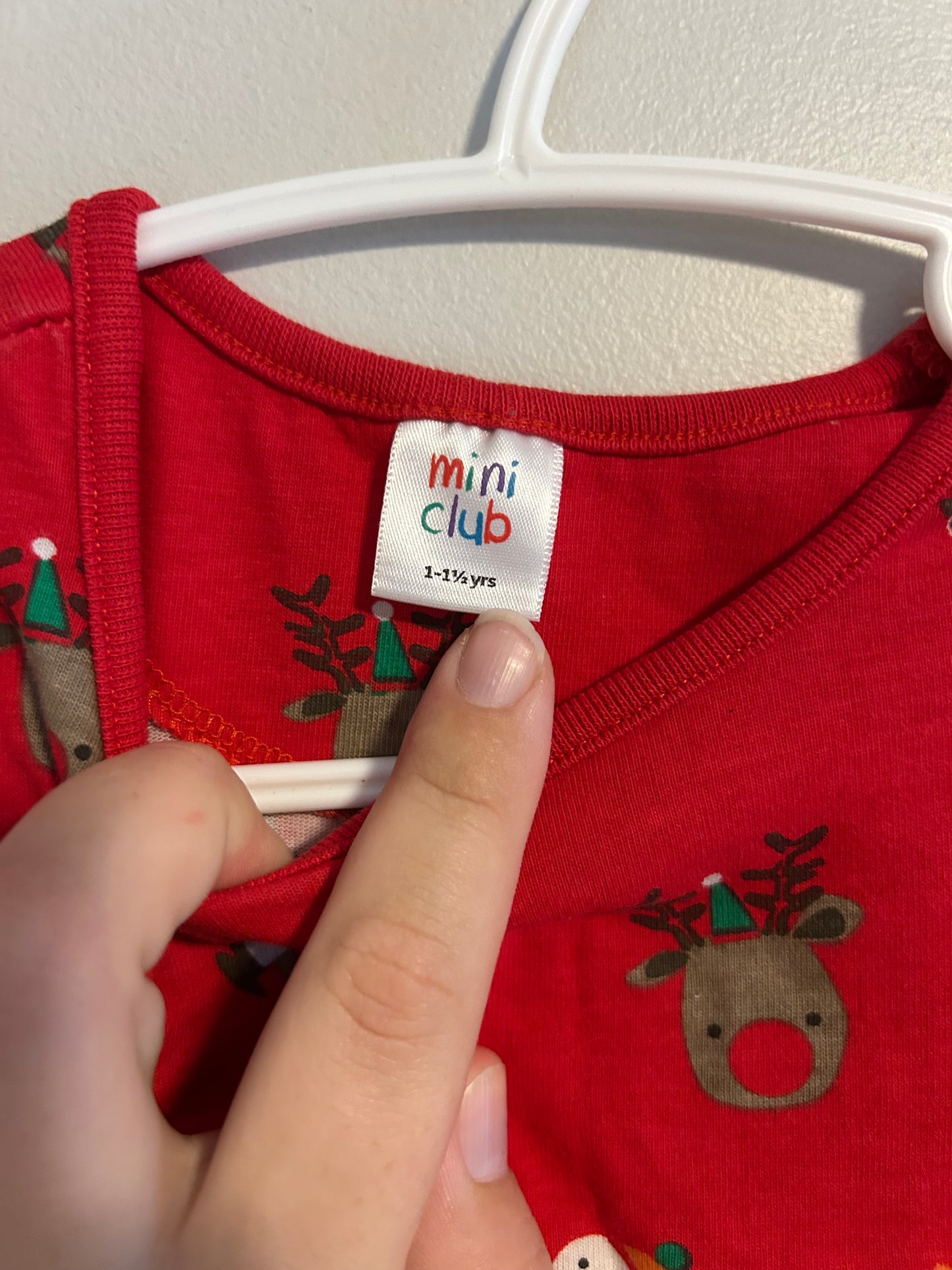 Mini club 12/18m red Christmas dress