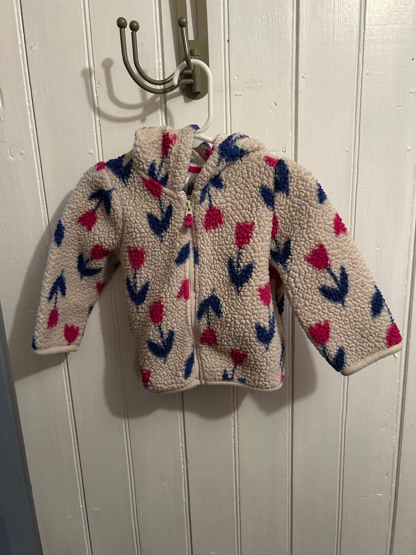 Carters 12m floral Sherpa sweater