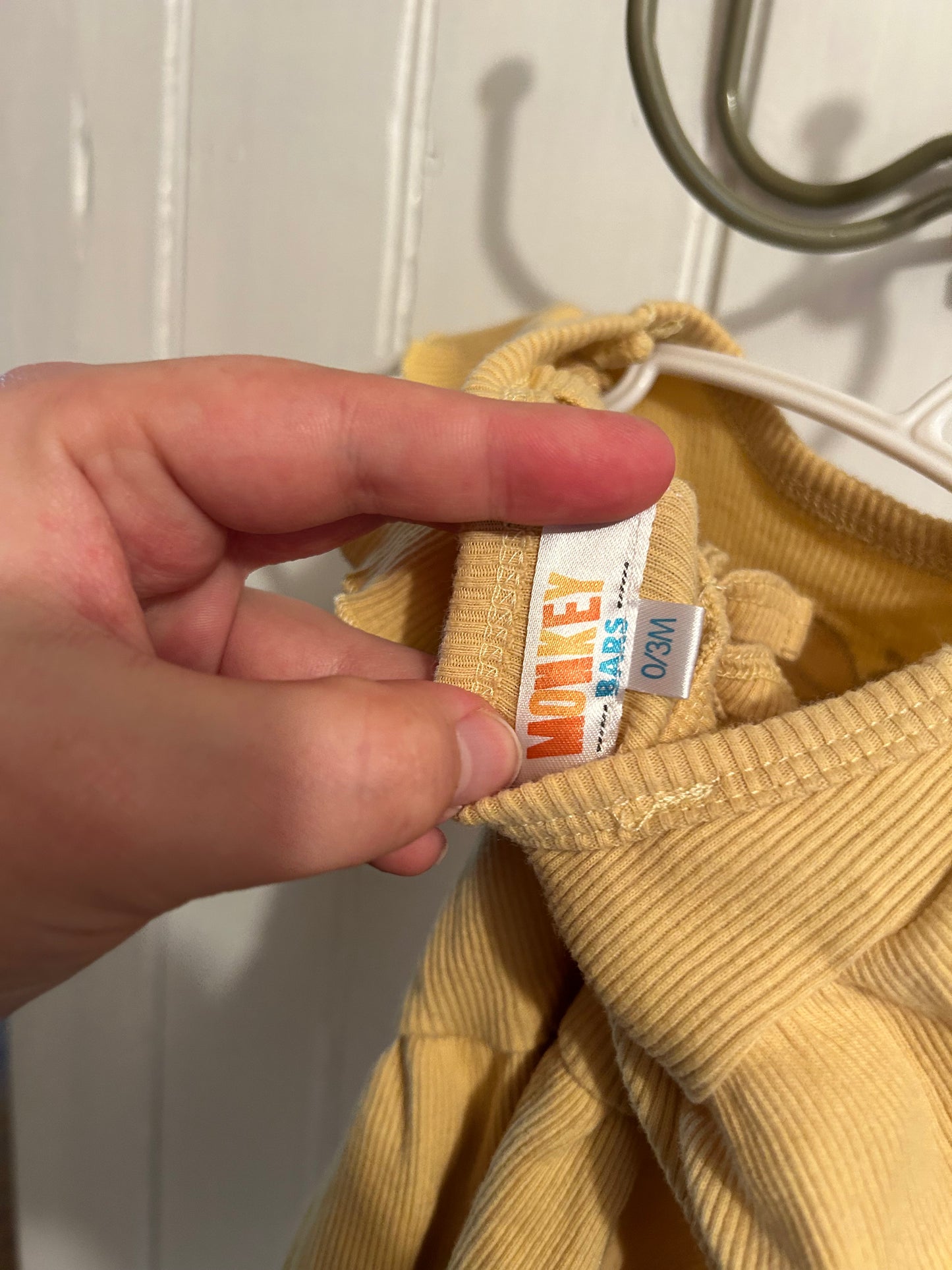 Monkey bars 0/3m yellow bee kind peplum top