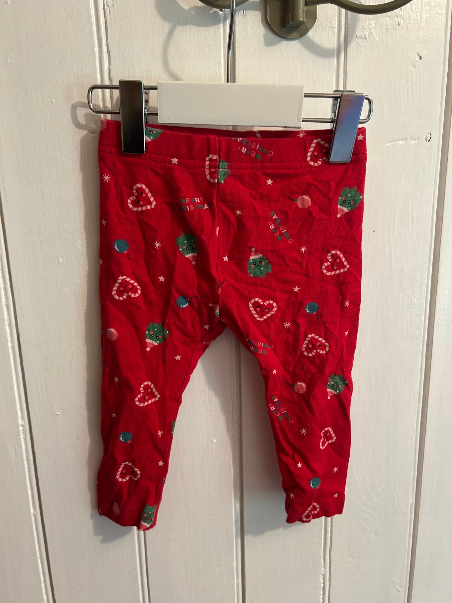 George 6/12m red Christmas set