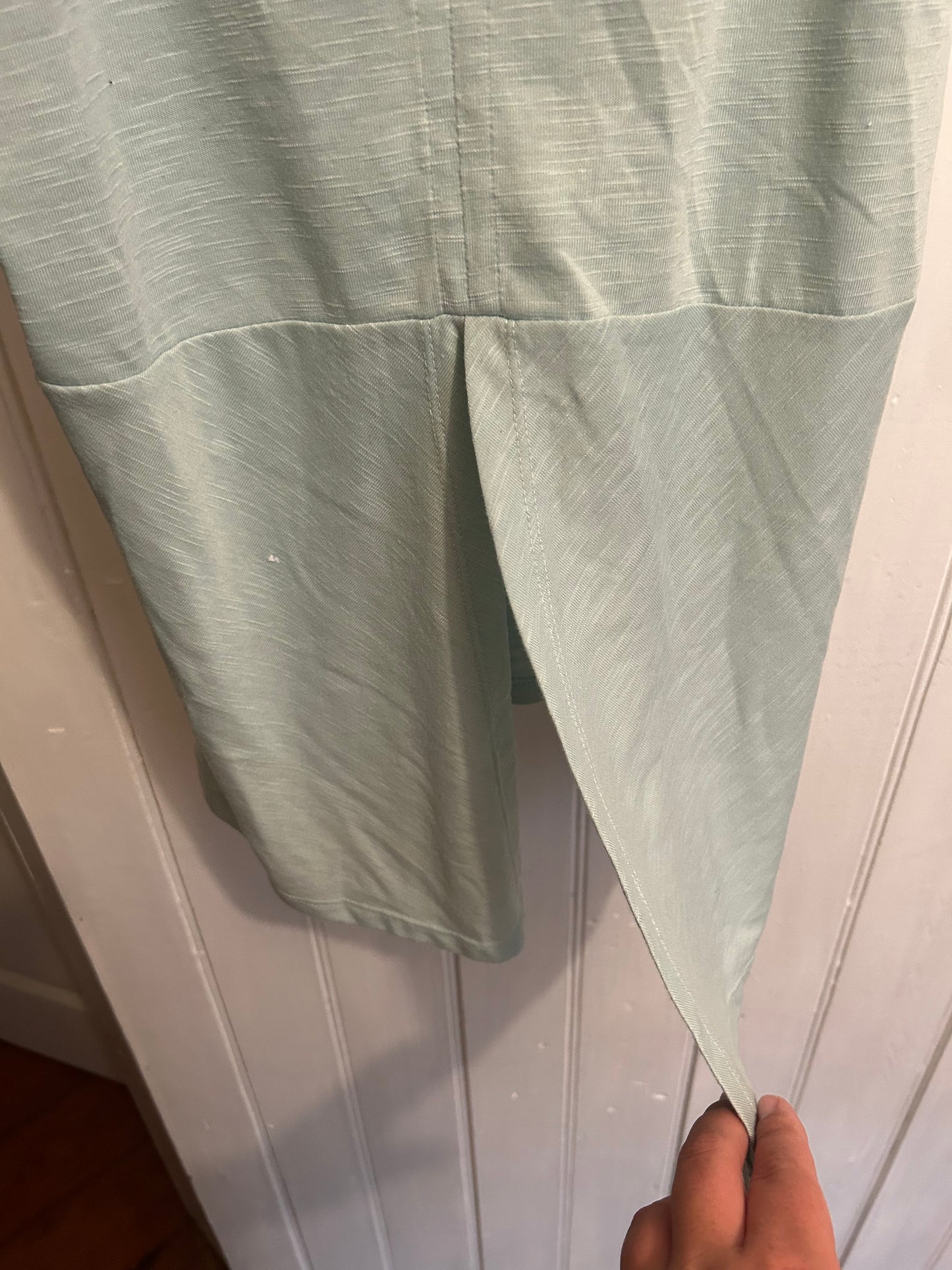 Dex small blue open back tank top