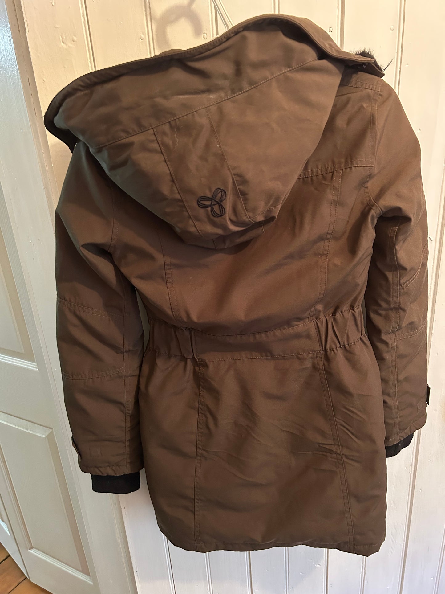 TNA small brown warmest parka winter coat