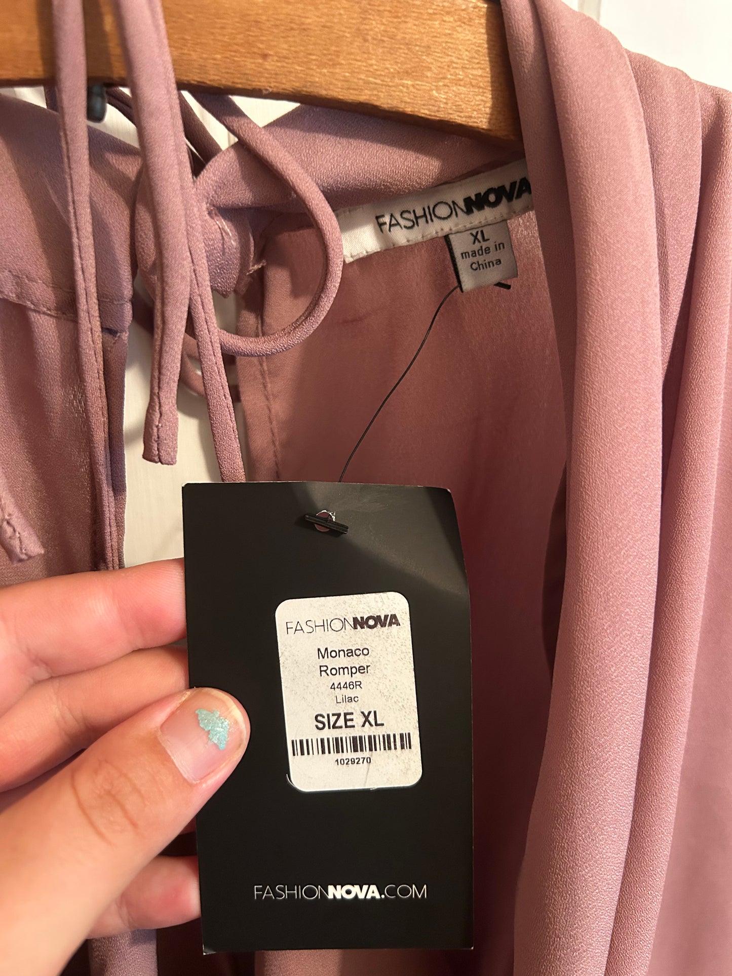 NEW fashion nova xl purple long sleeve shorts romper