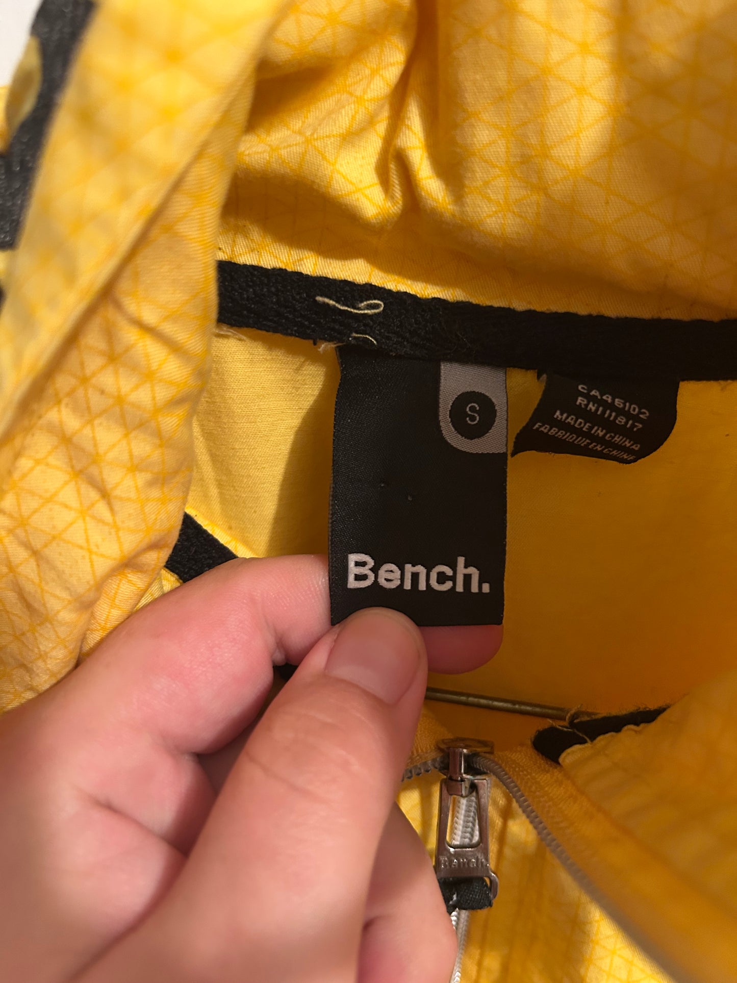 Bench women’s small yellow jacket