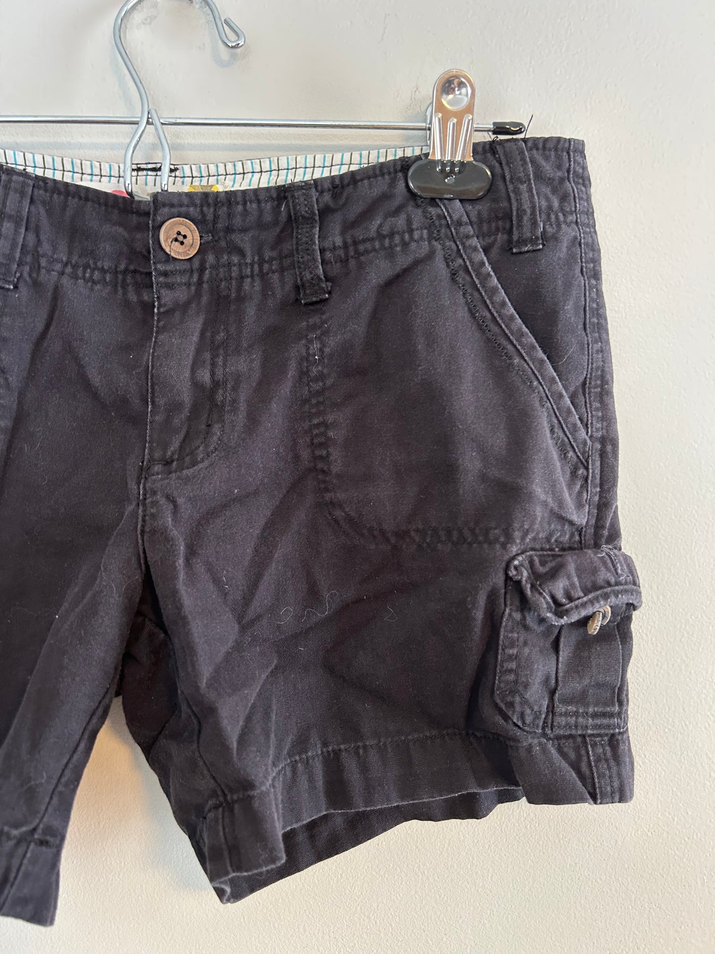 Roxy juniors 7 black shorts