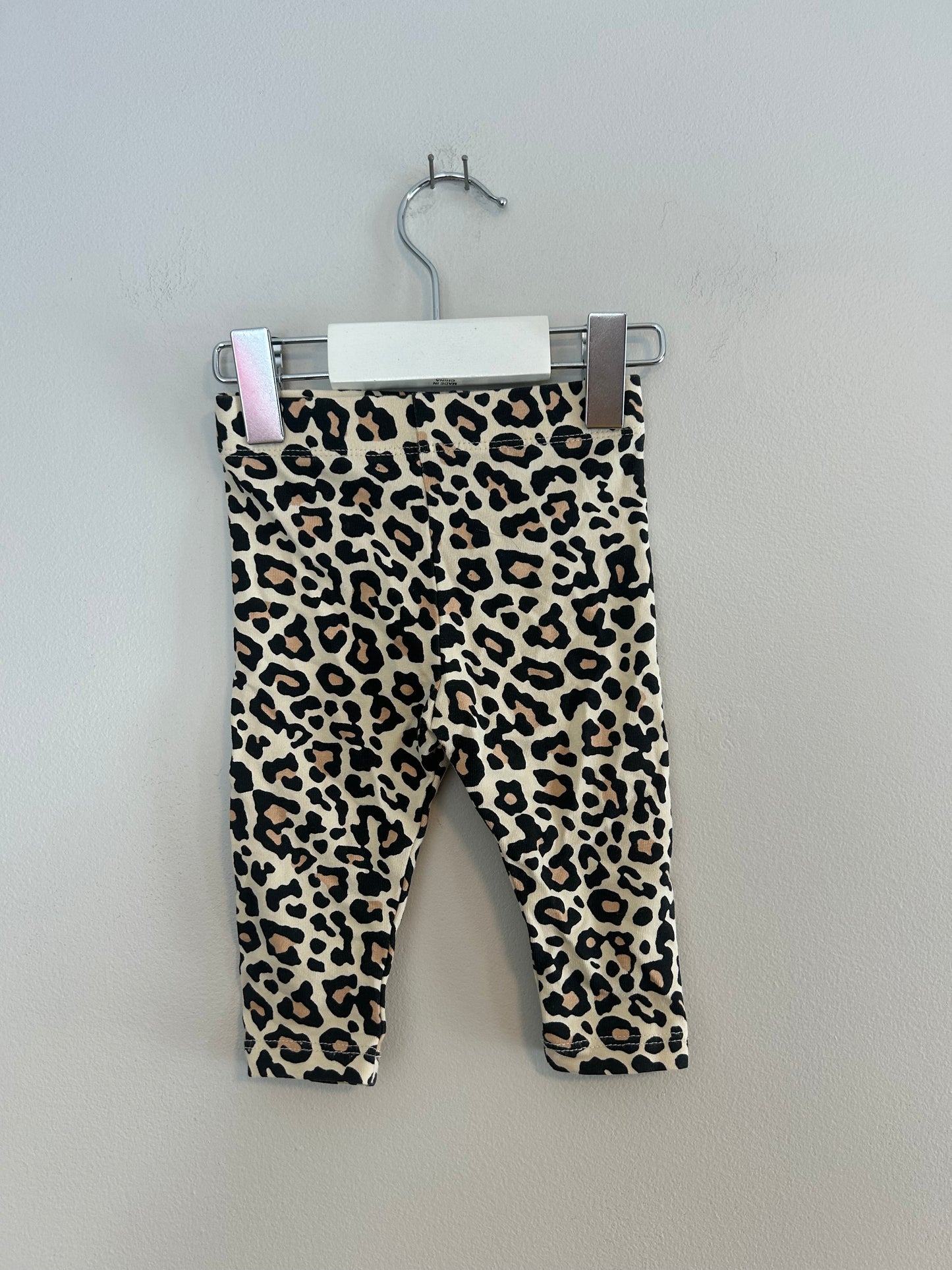 Joe fresh 3/6m brown cheetah leggings