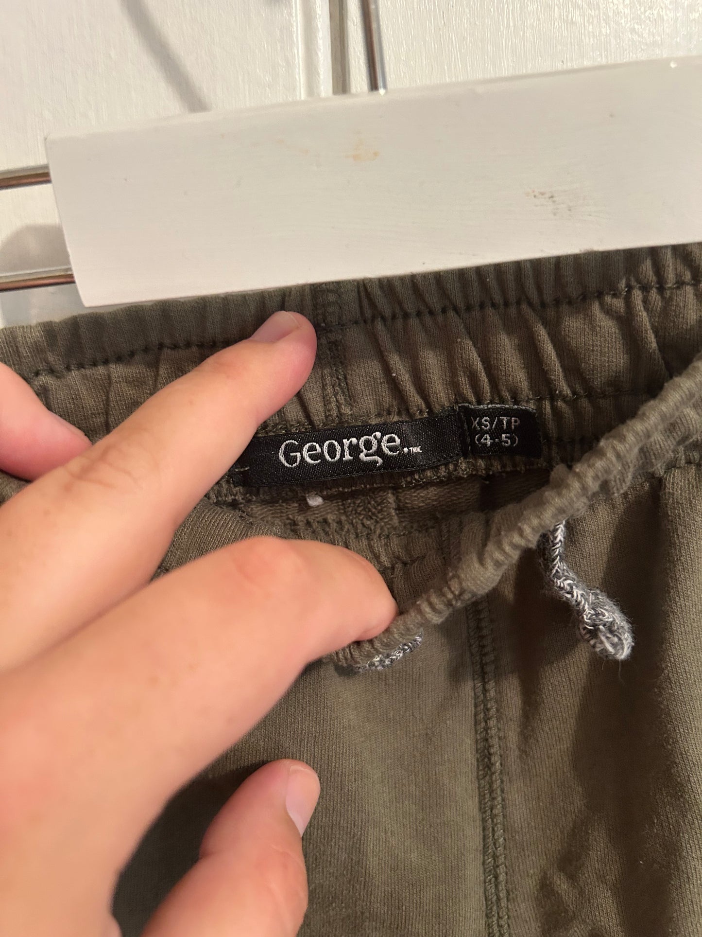 George 4/5 green shorts