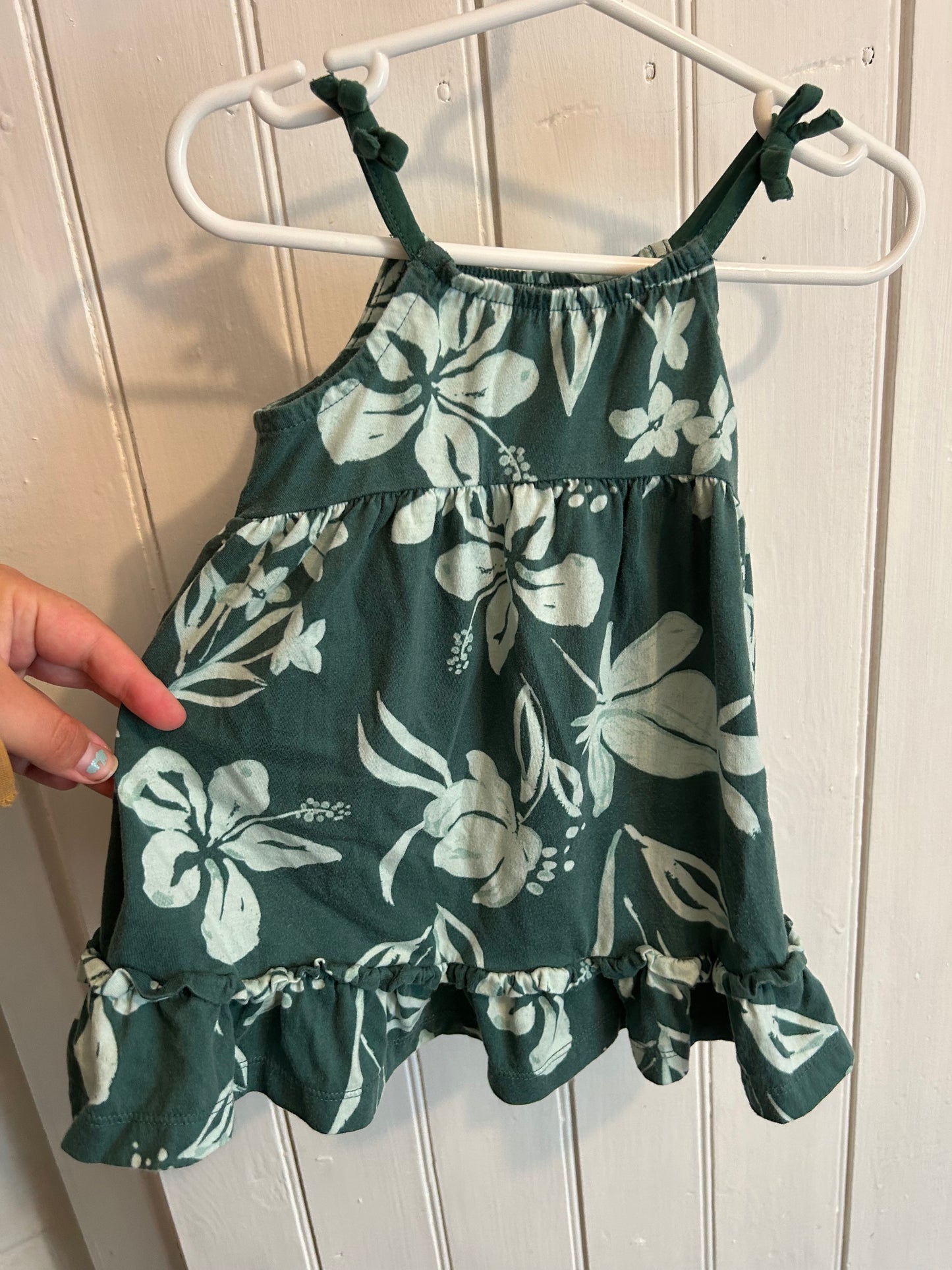 Carters 18m green floral dress