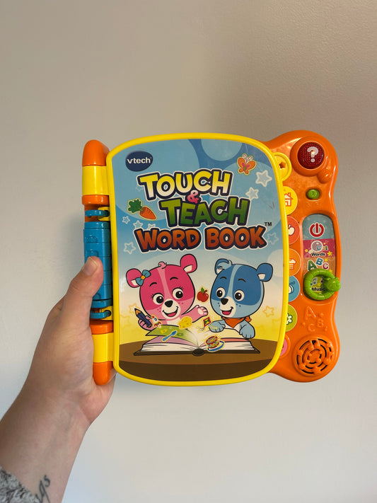 Vtech word teach activity book