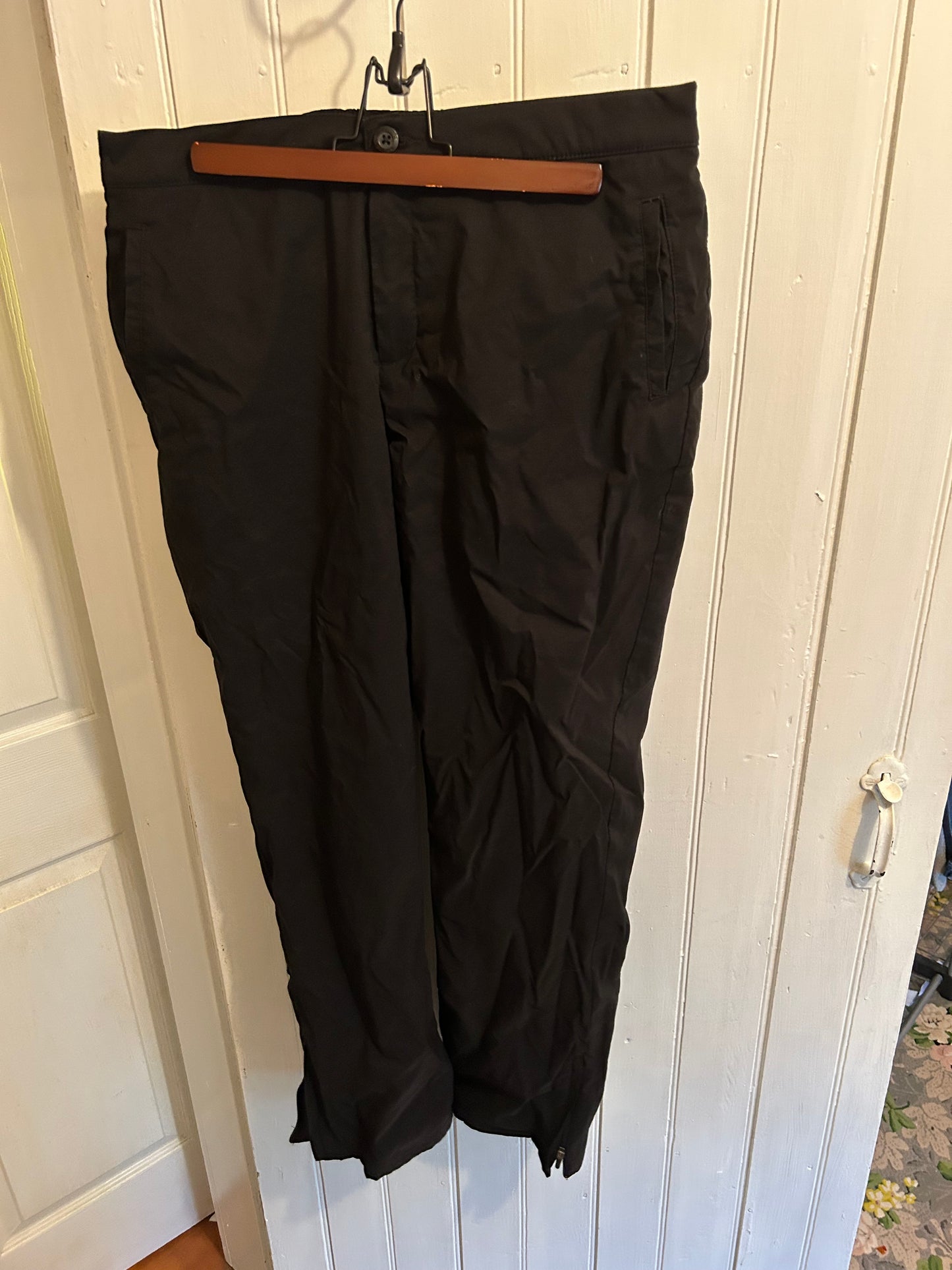 Stormpack large black light lined snow pants