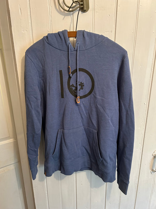 10 tree medium blue hoodie