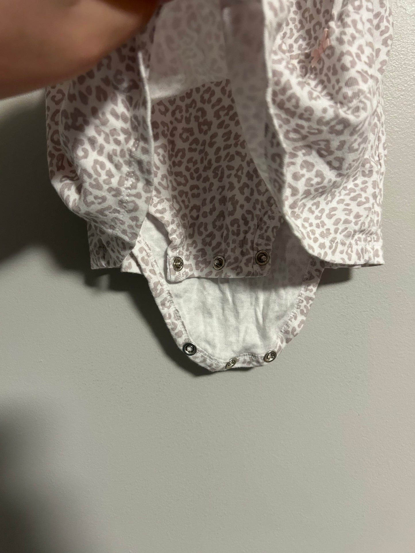 Carters 6m cheetah onesie dress