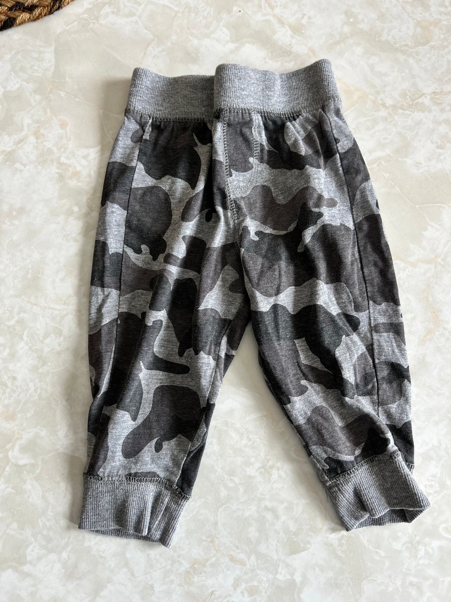 George 6/12m grey camo joggers