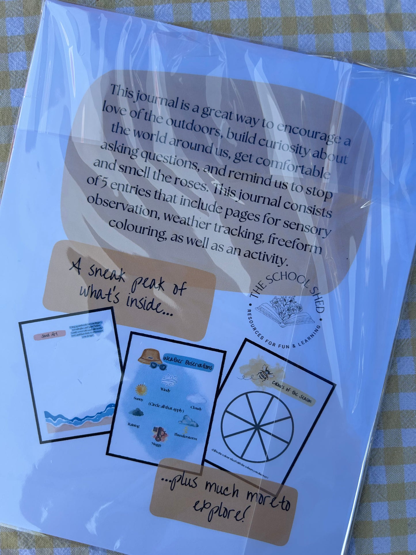 Seasonal exploration journals