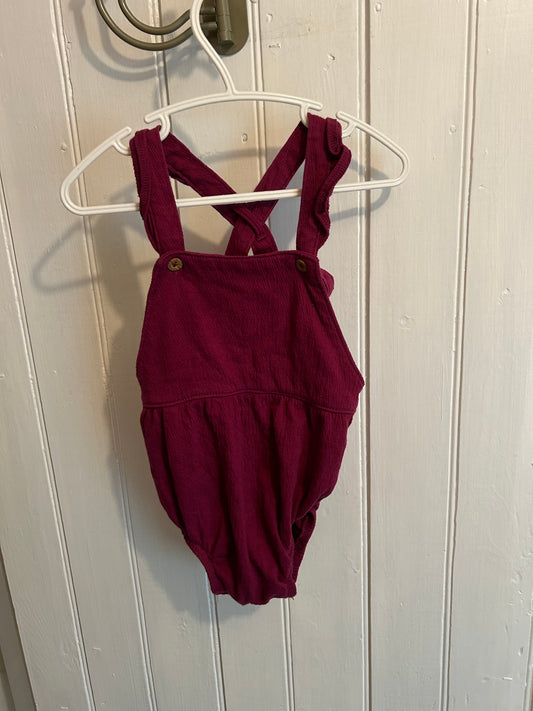 Carters 18m purple overalls