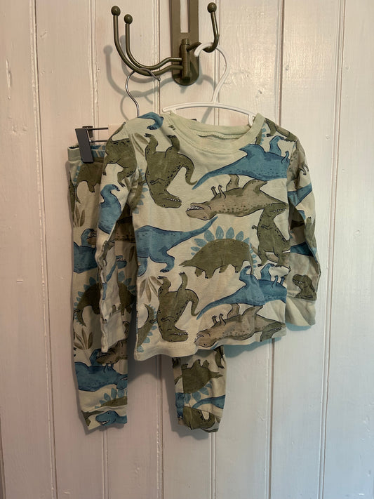 Carters 24m green & blue Dino sleep set