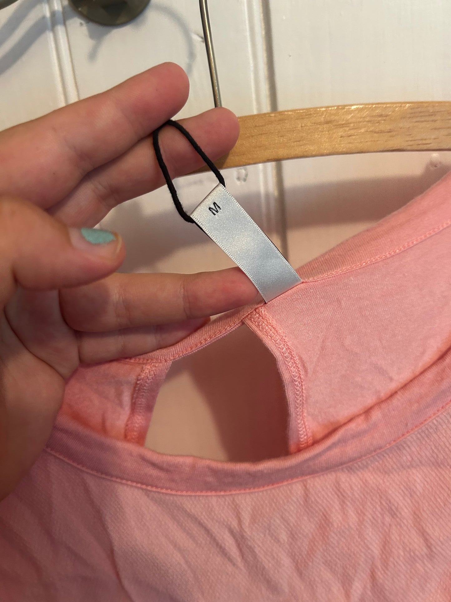 Soyaconcept medium pink cutout blouse