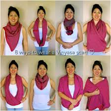 Lululemon pink vinyasa scarf