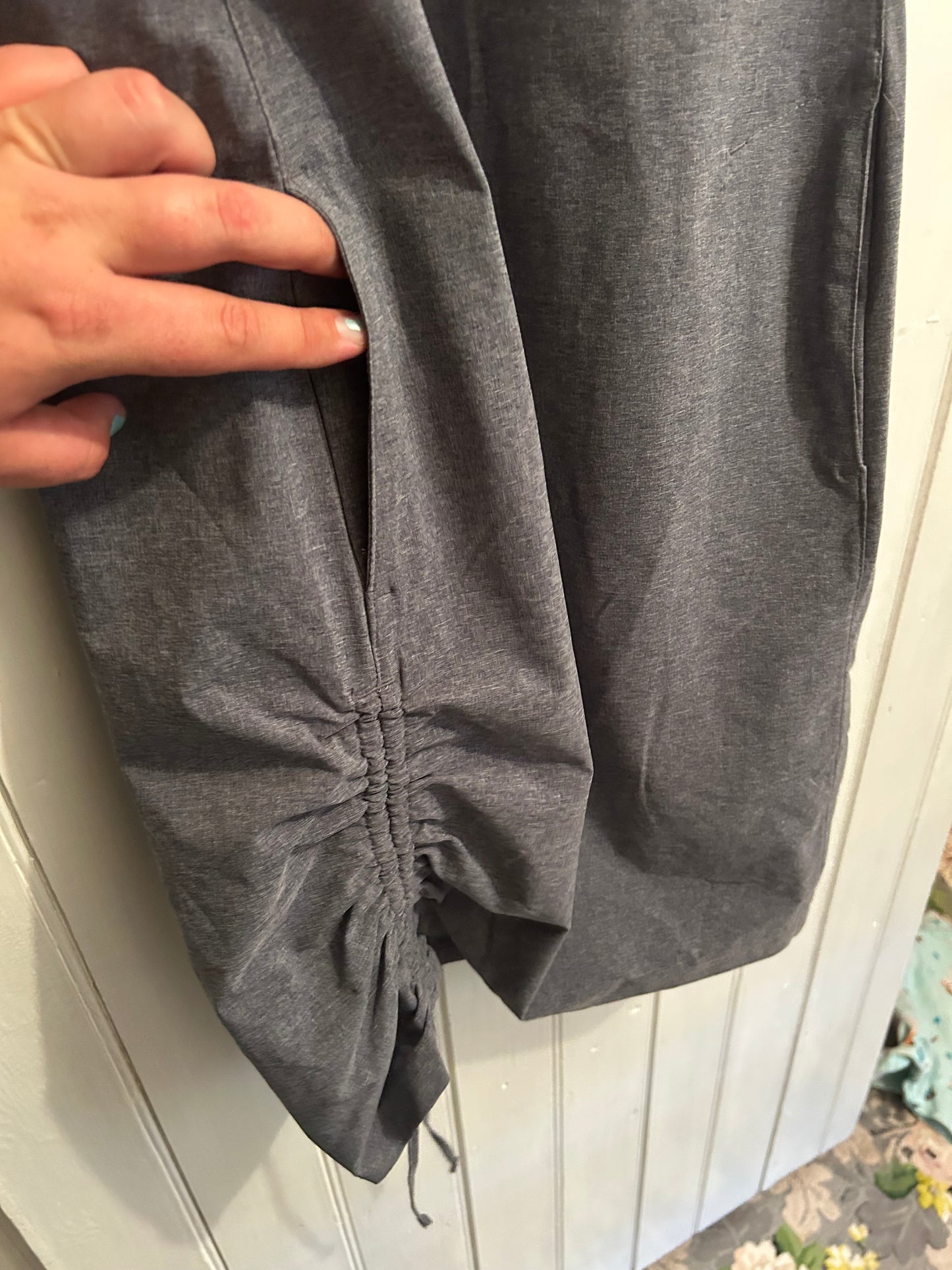 Columbia small grey scrunch dress