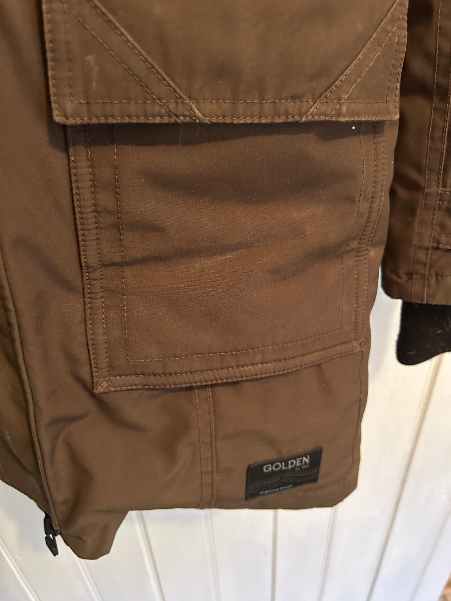 TNA small brown warmest parka winter coat