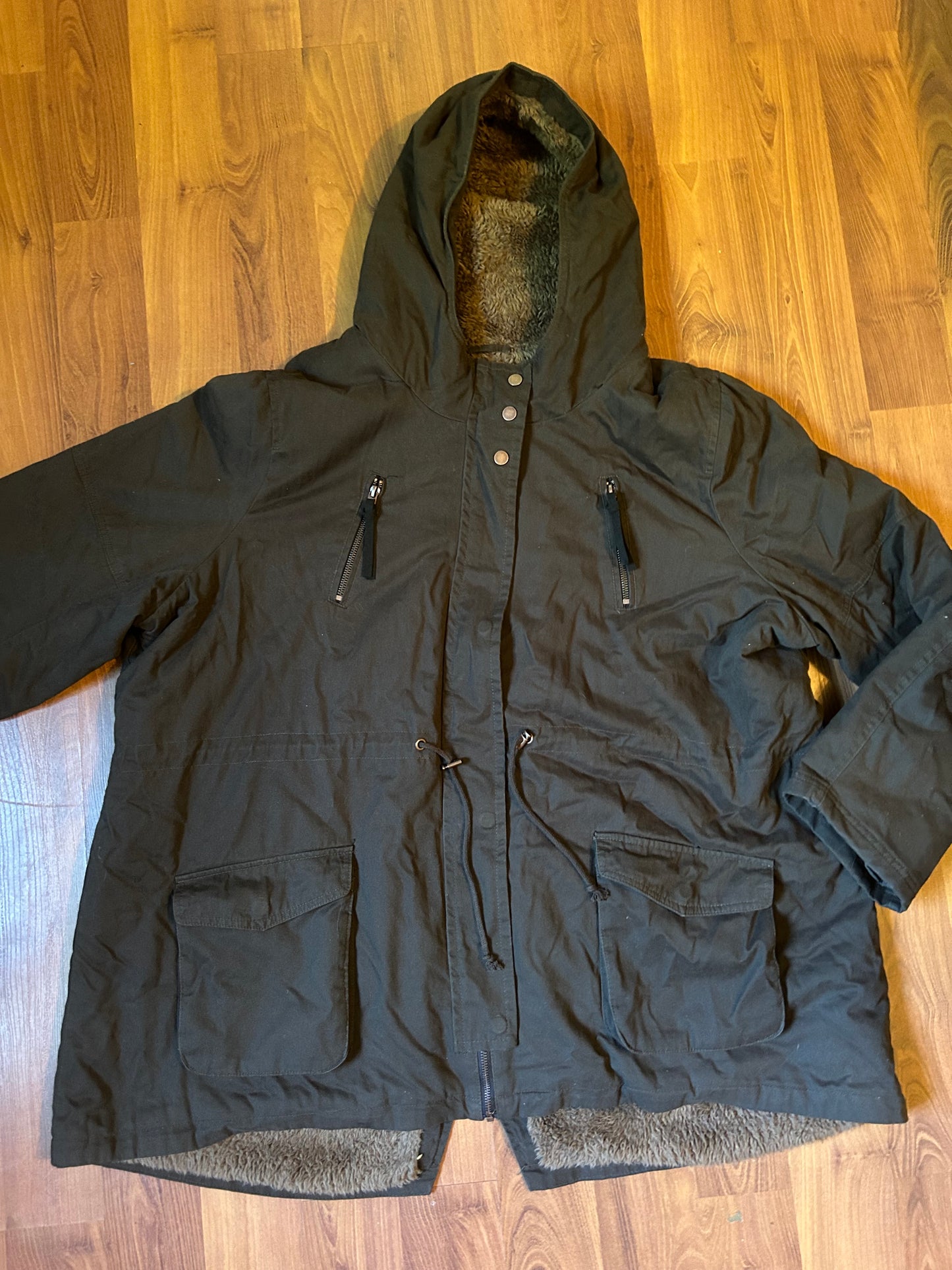 Warehouse one 3x brown Sherpa lined heavy jacket