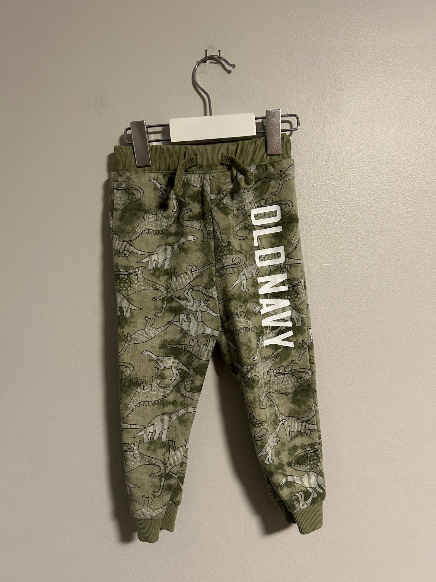 Old navy 18/24m green Dino joggers
