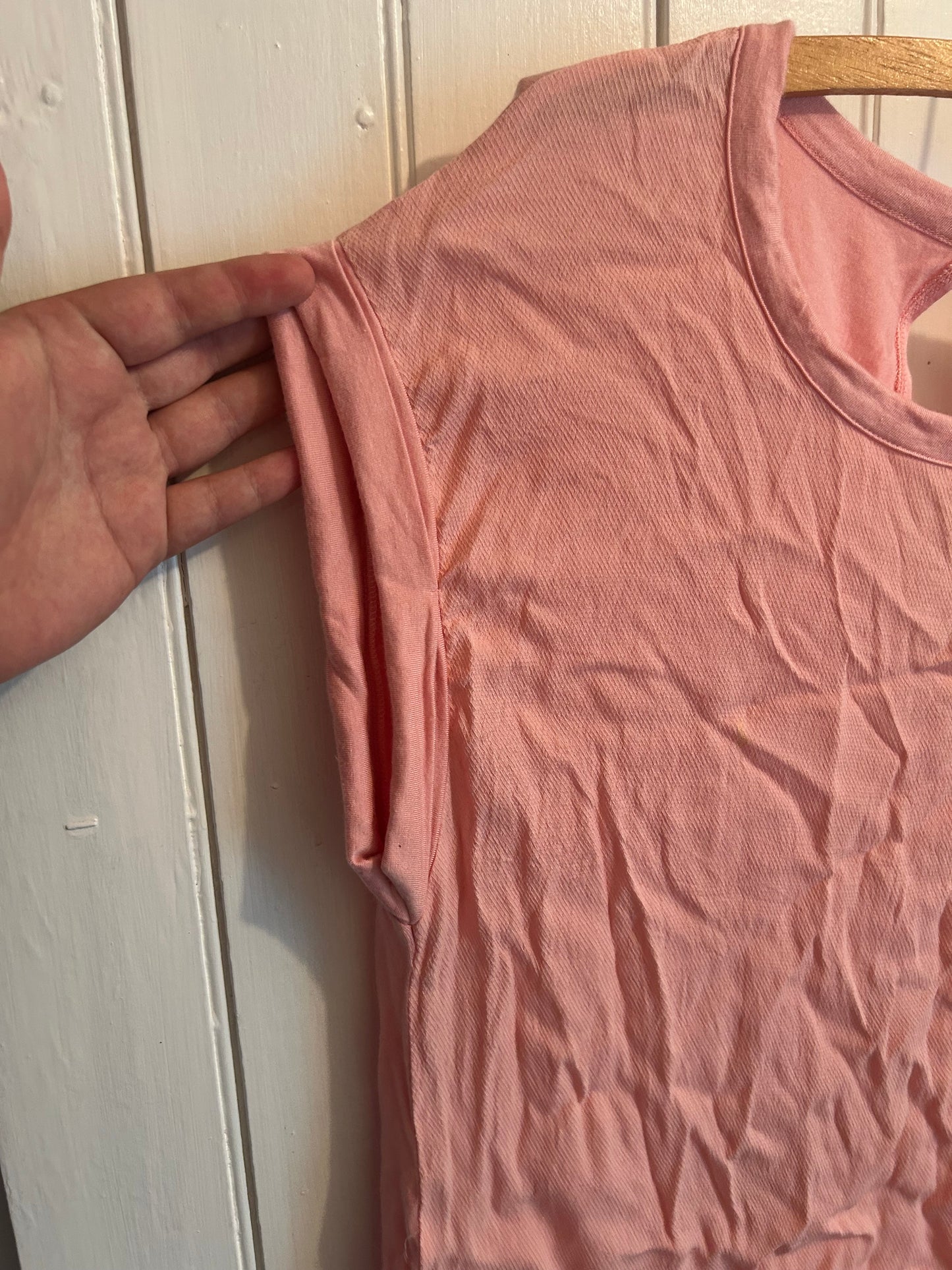 Soyaconcept medium pink cutout blouse