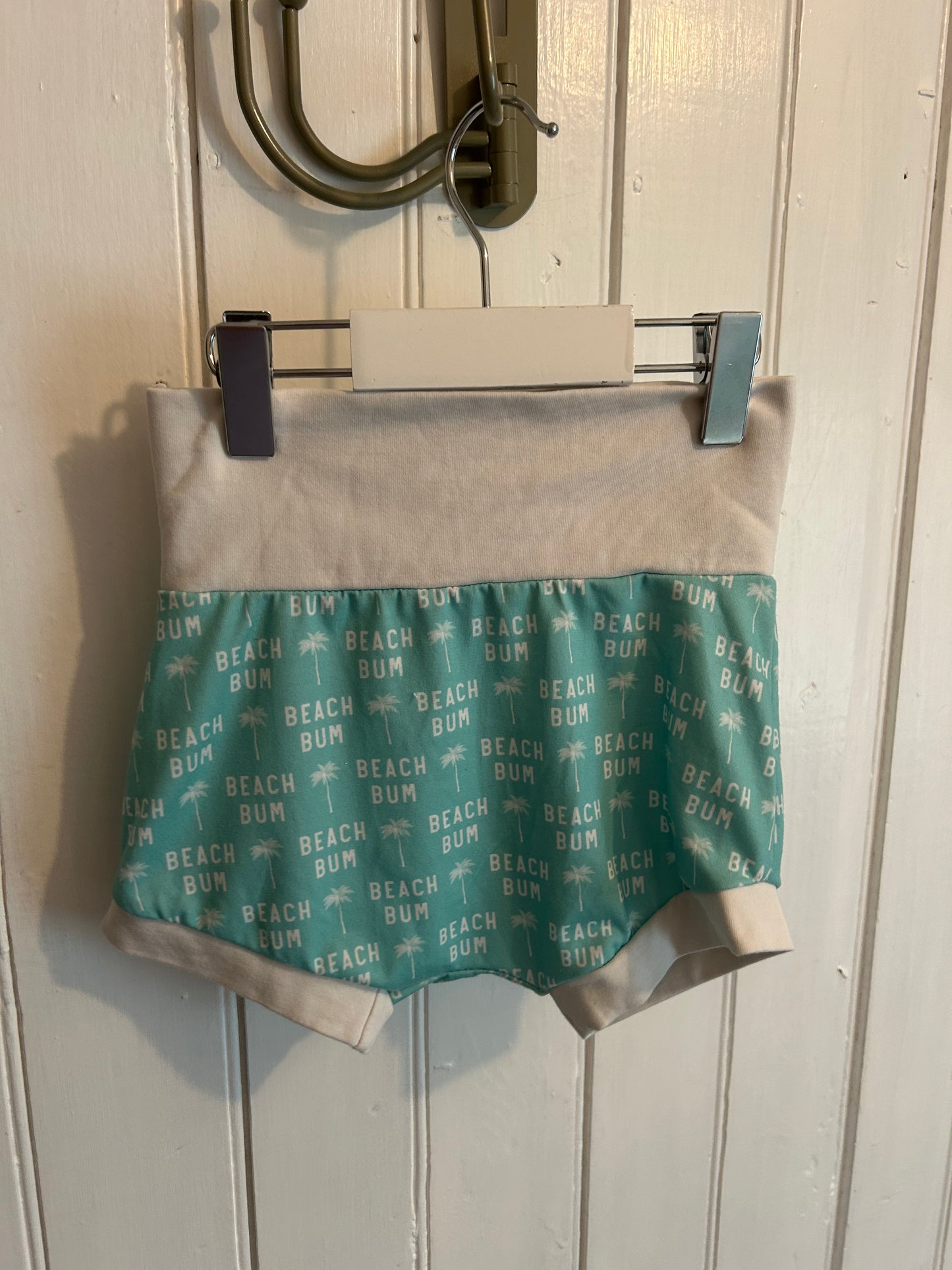 3t teal beach bum shorts