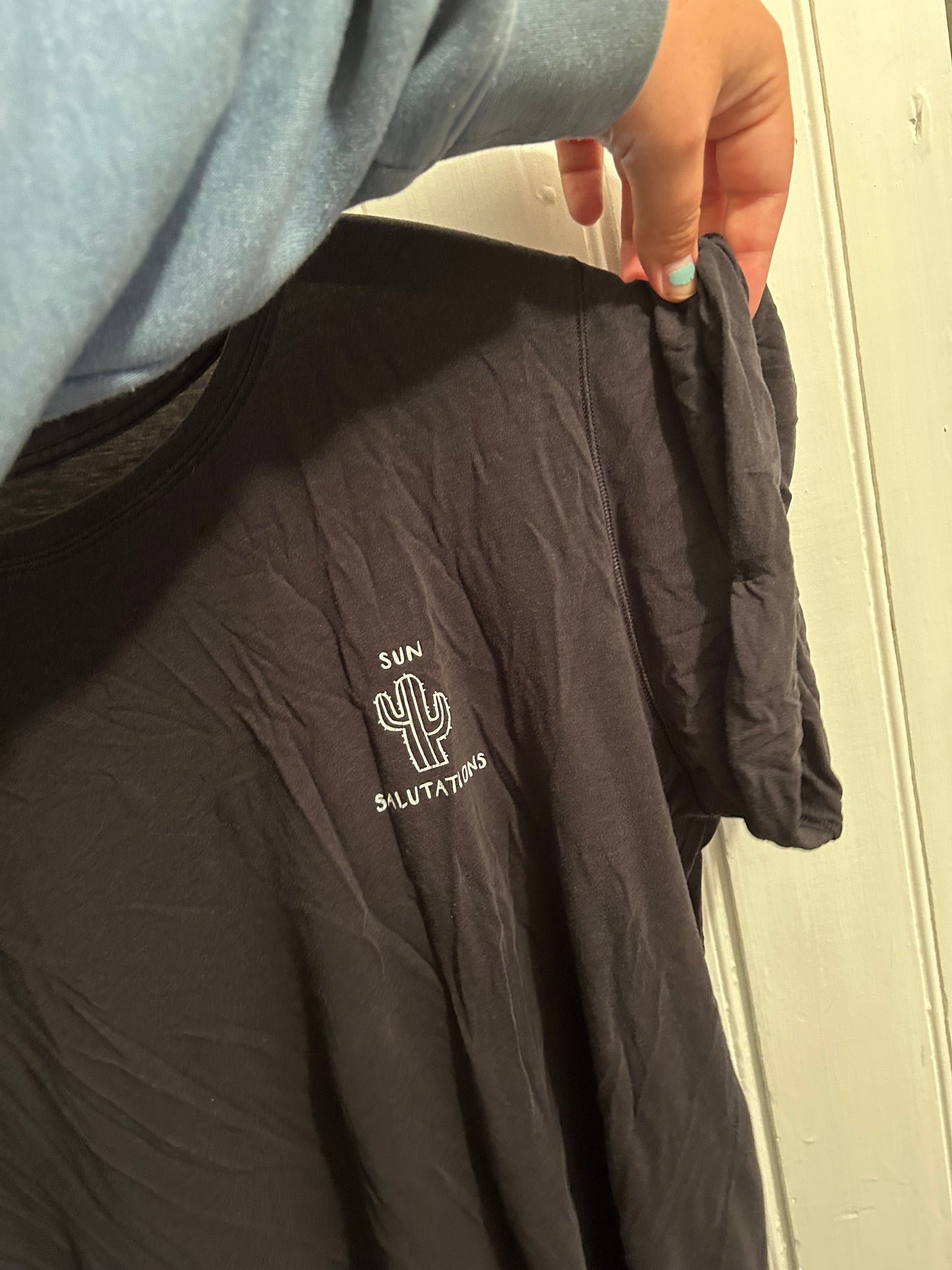 Lululemon 8 black cactus T-shirt