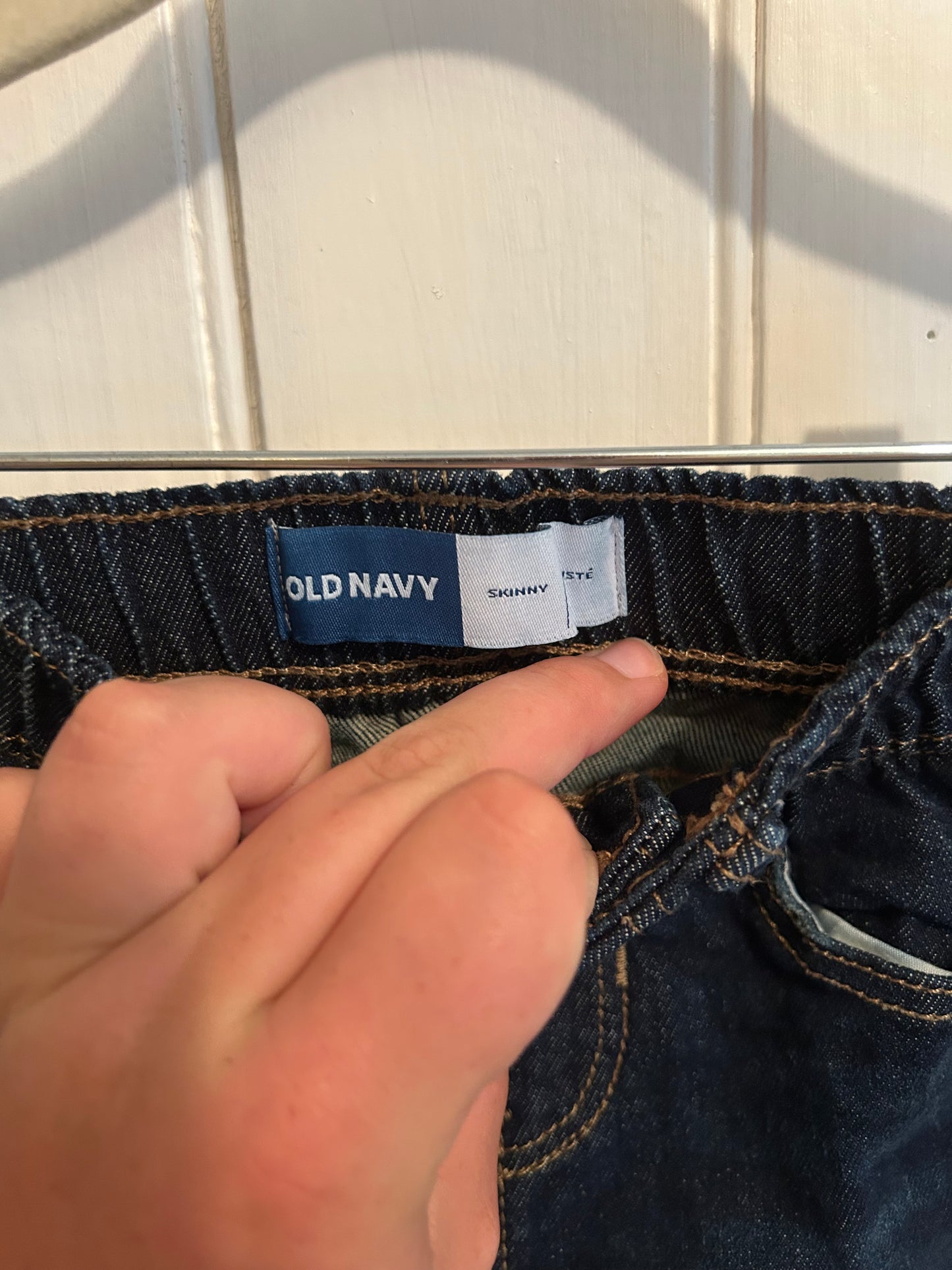 Old navy 18/24m dark wash skinny jeans