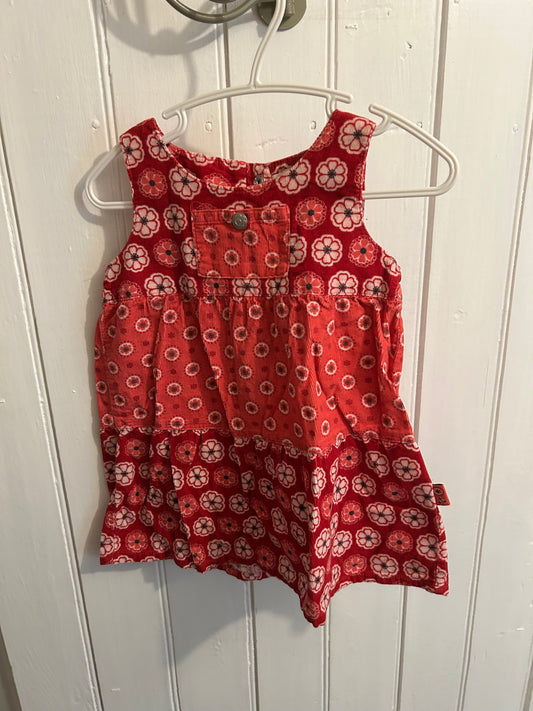 Name it 9m red polka dot cordury dress