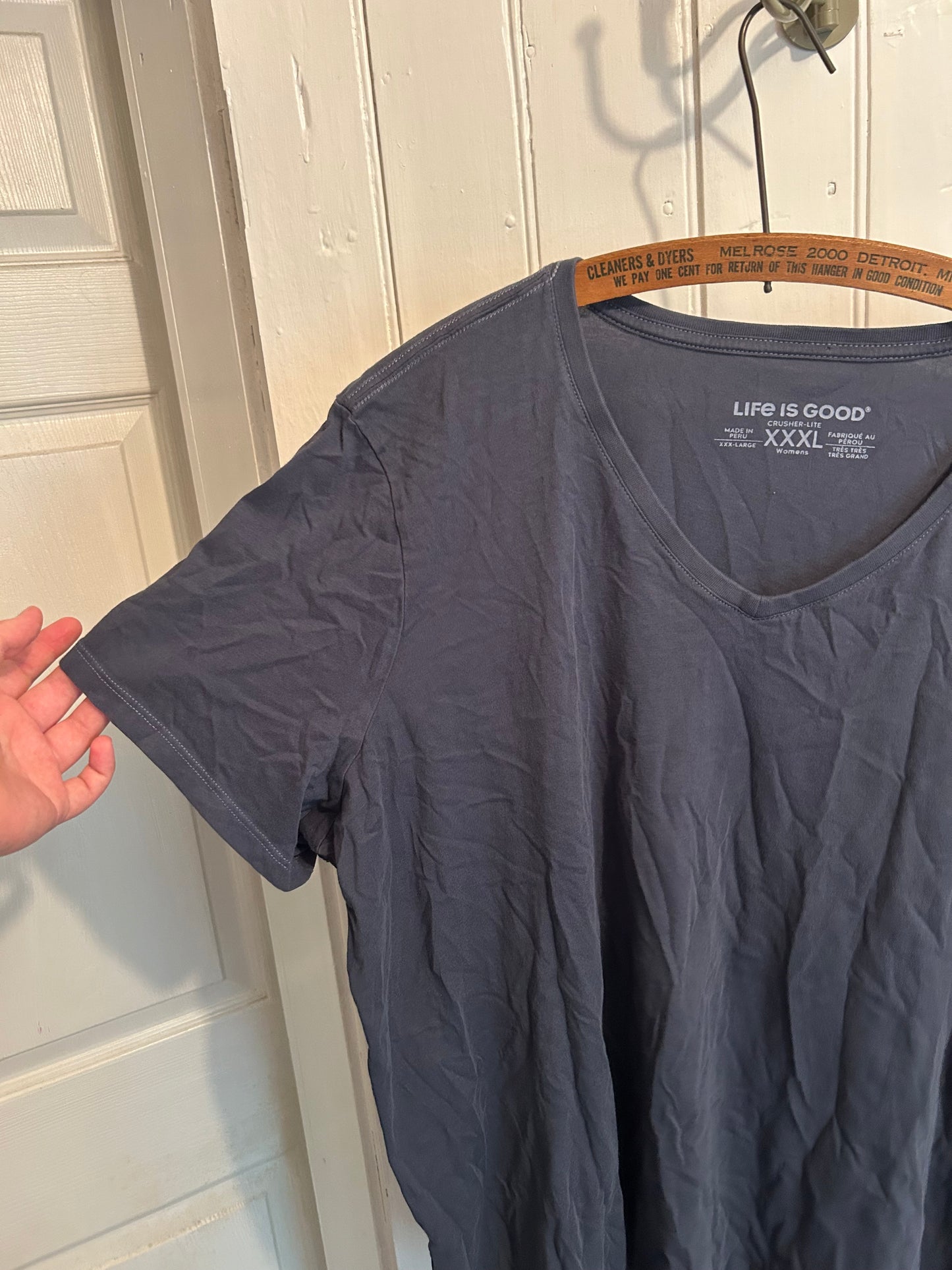 Life is good xxxl black tshirt