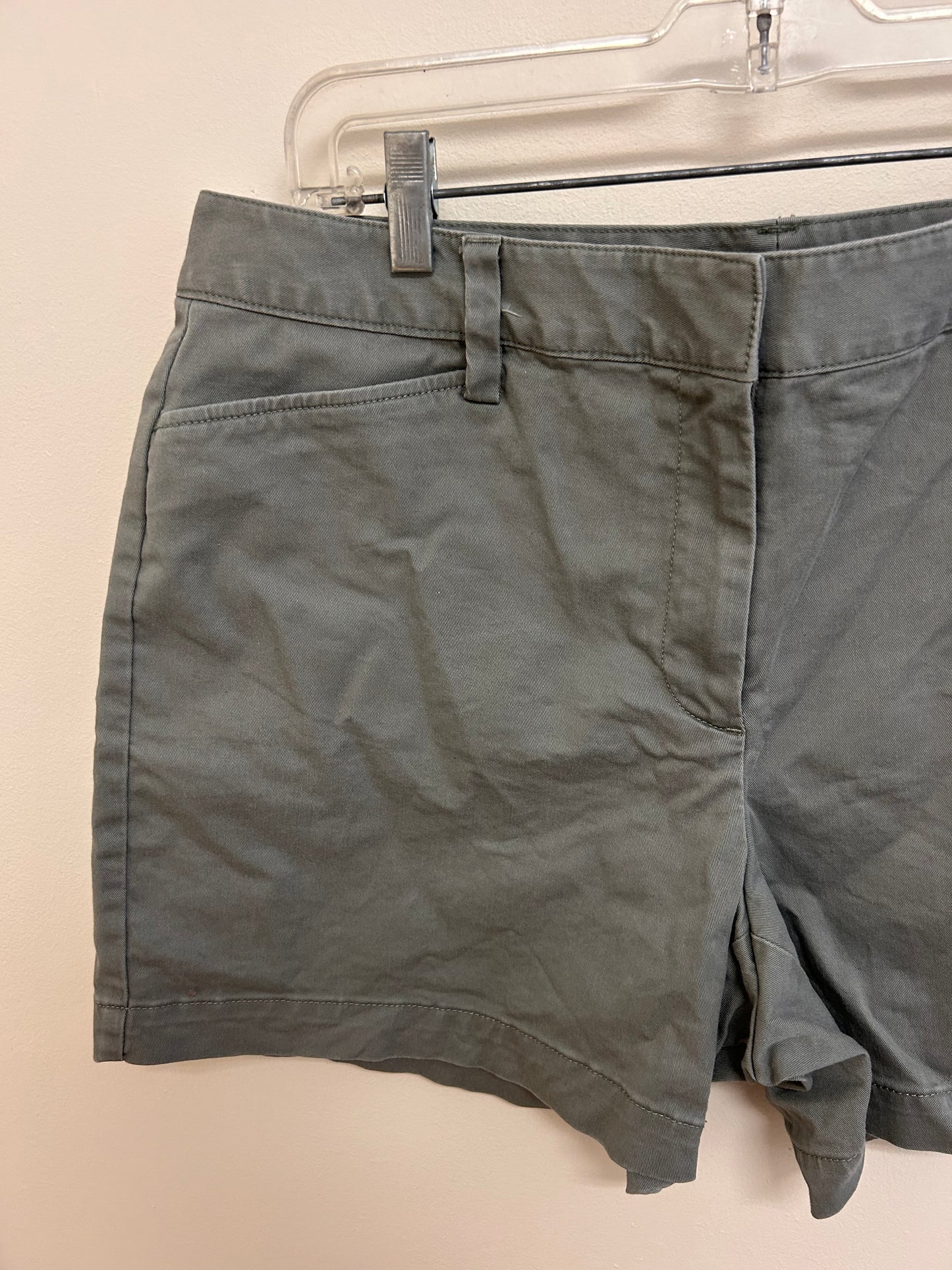 Lands end 14 sage green khaki shorts