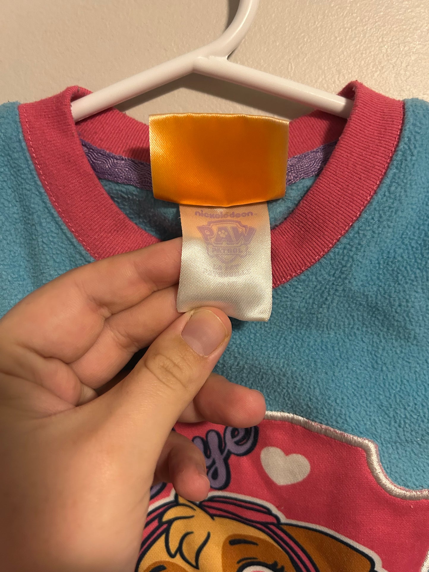 Paw patrol 3t blue fleece Skye sweater