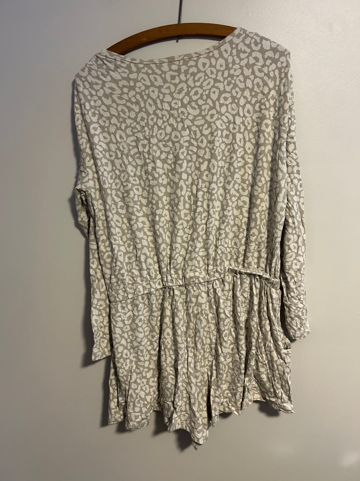 Smash & Tess large grey cheetah romper