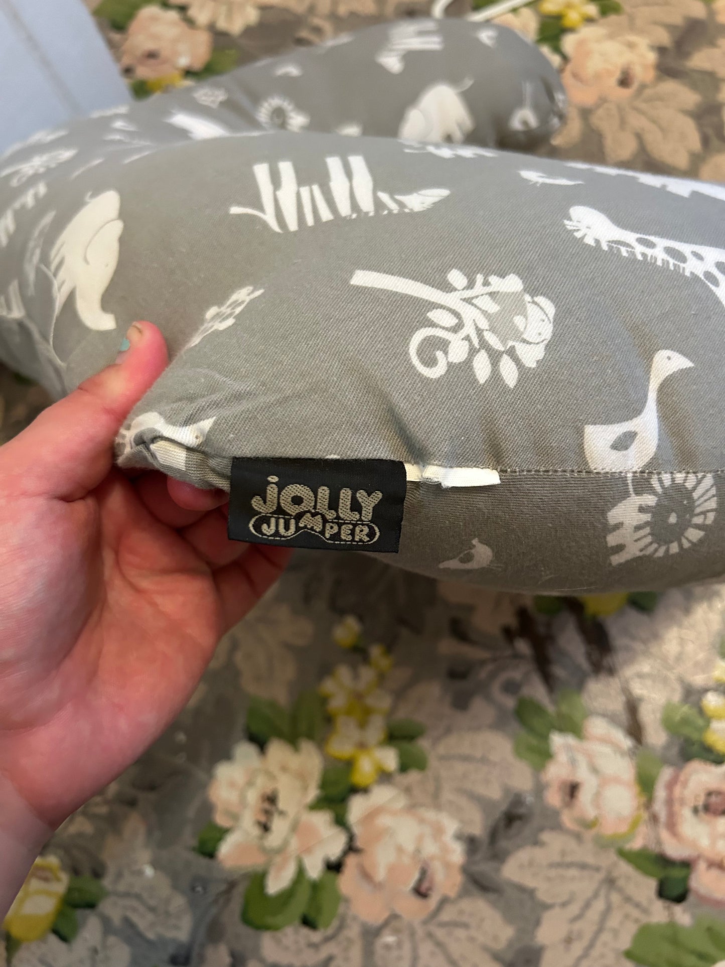 Jolly jumper nursing boppy pillow