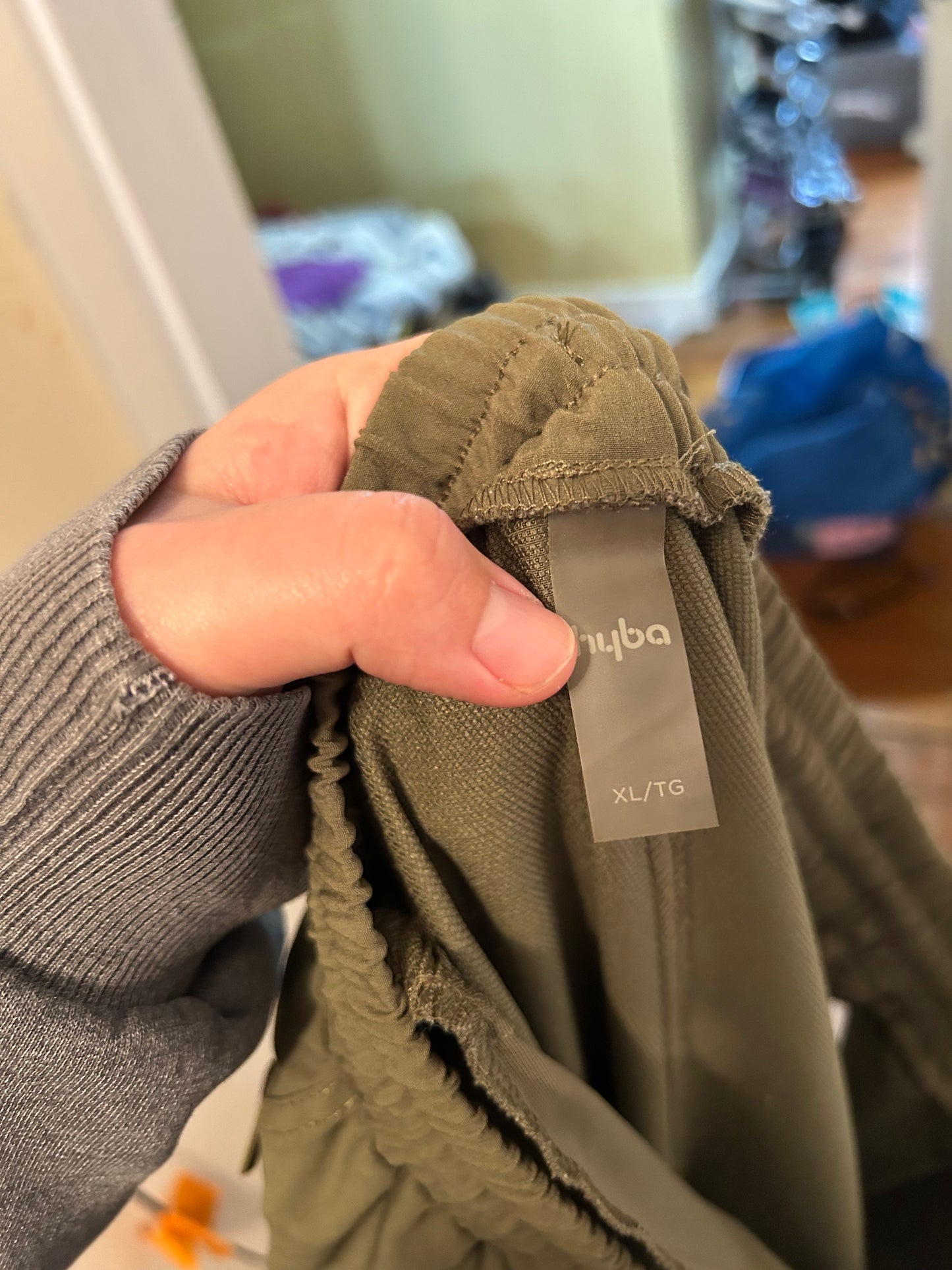 Hyba xl olive green hiking pants