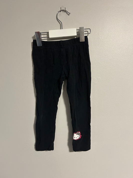 Hello kitty 2t black leggings