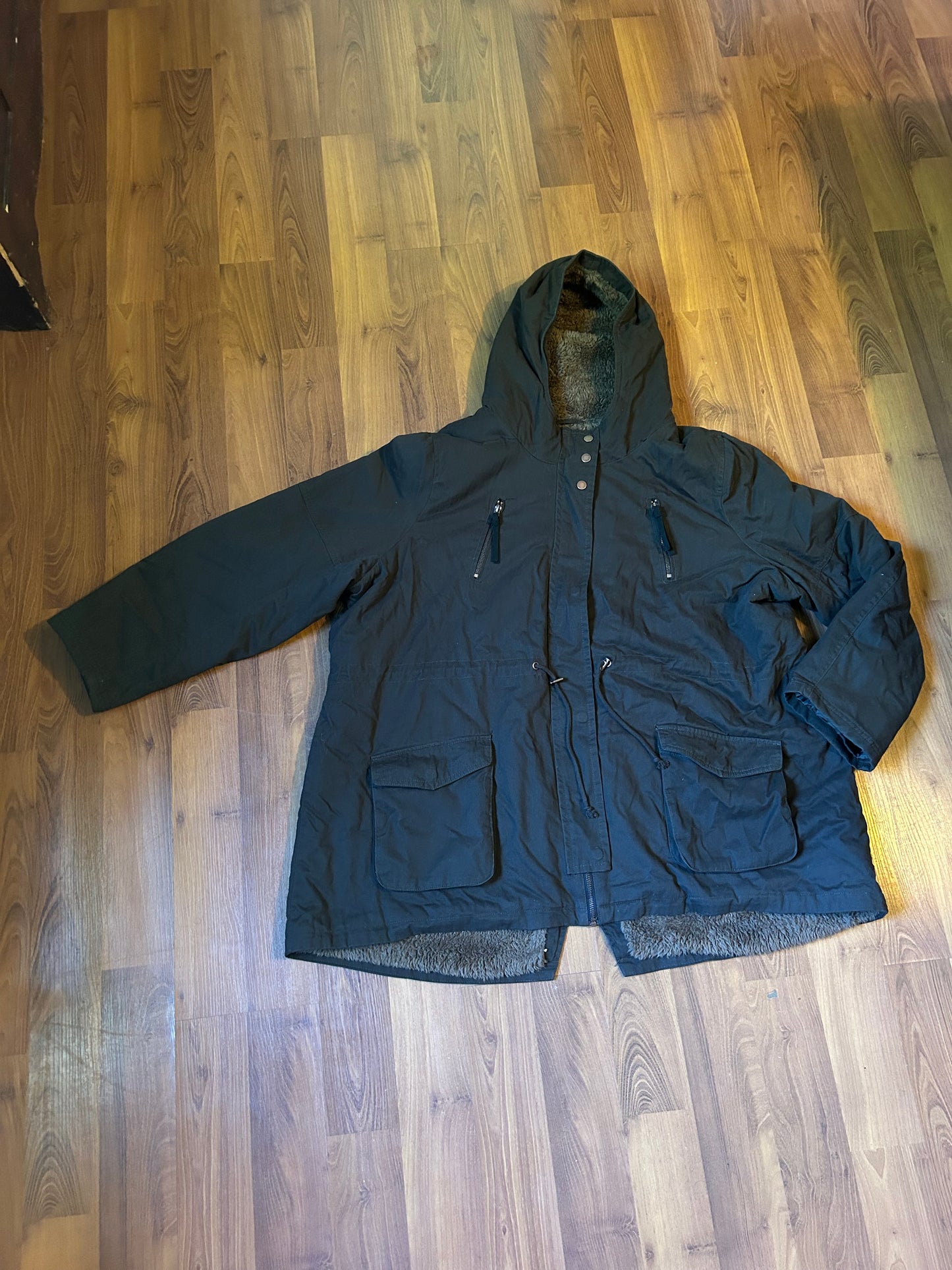 Warehouse one 3x brown Sherpa lined heavy jacket