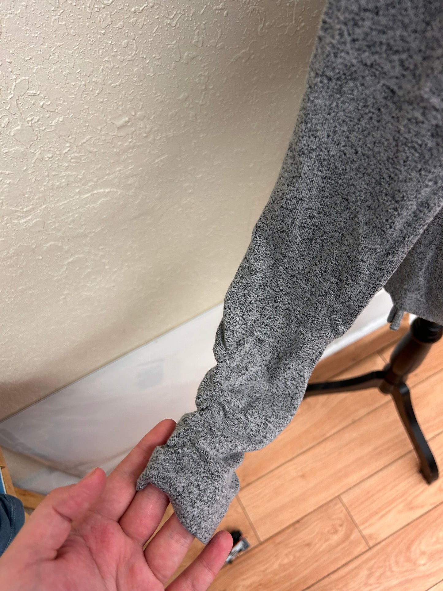 Diadora medium grey scrunch side shirt