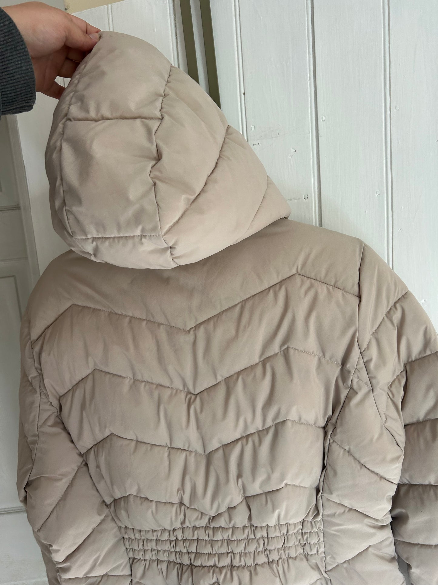 Calvin Klein xl tan puffer winter jacket