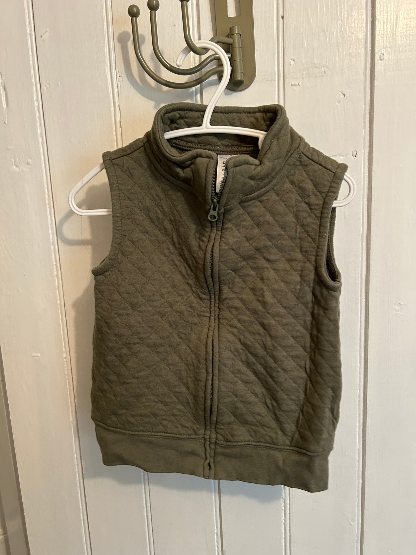 Carters 3t olive green quilted vest