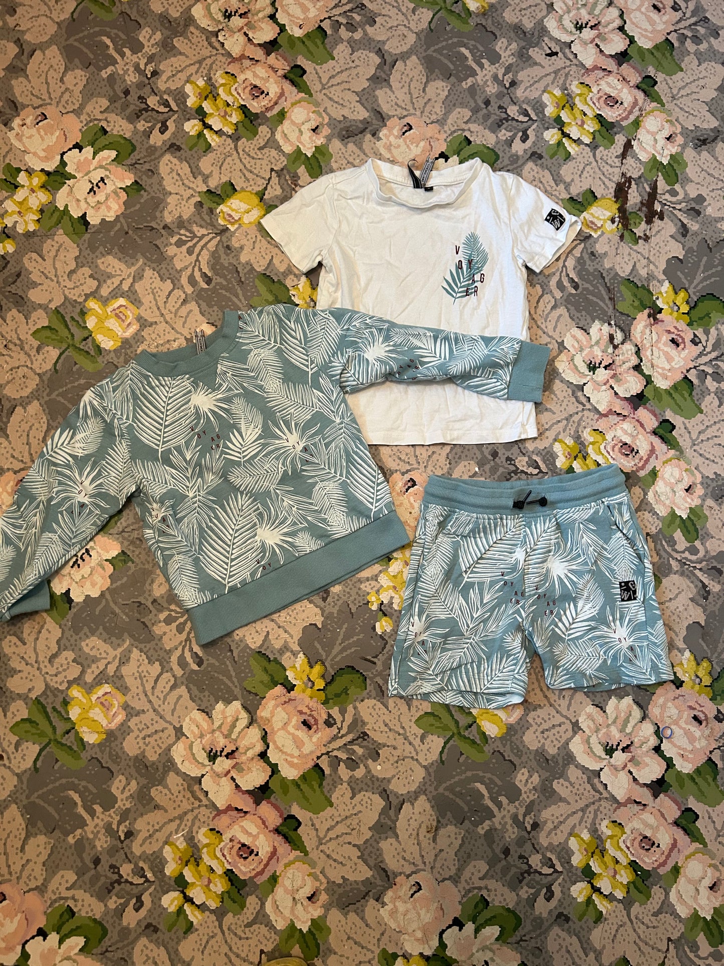 Smallbone & scot 3 blue tropical 3pc matching set